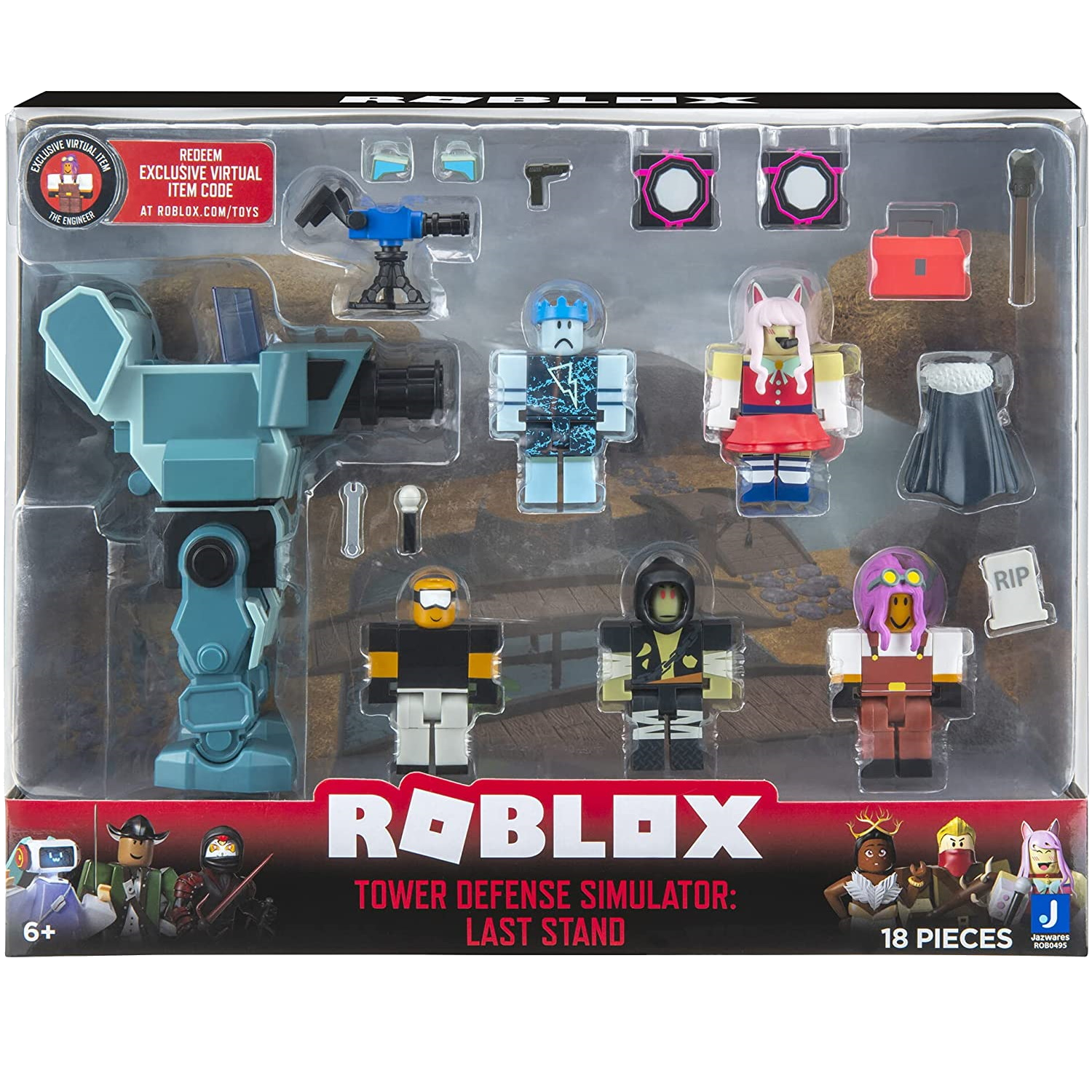 Roblox Action Collection - Tower Defense Simulator: The Riot [Includes  Exclusive Virtual Item]