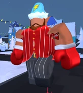 Ripped Elf with one of the Cookie currency hats.