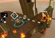 Ability keybinds will activate the closest available tower