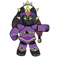 The Umbra cardboard cutout from the lobby.