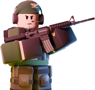 Default skin on a render.