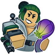 Default skin on the Biologist Menace sticker.