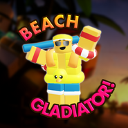 Beach skin on a promotional image.