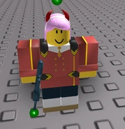 Ace Pilot skin on a development image.