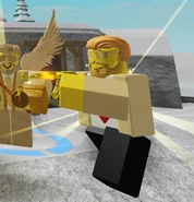 Golden Mafia on a development image.