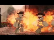 Pirate and default skins on a promotional video.