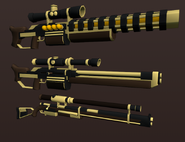 Steampunk skin's guns on a development image.