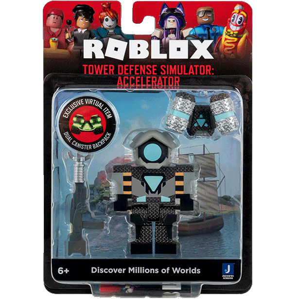 Roblox Action Collection - Tower Defense Simulator: Badlands Heist Core + 2  Mystery Figure Bundle [Includes Exclusive Virtual Item] 