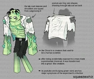 Ghoul on concept art.
