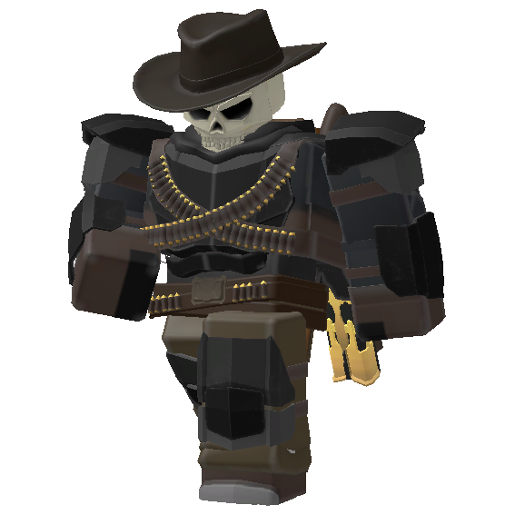 Looks like you've broken Gunslinger's funny bone, and his subordinates  aren't too happy about that. : r/TDS_Roblox