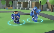 Star Spartan skin on a development image.