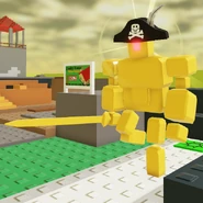 GoldTitanExplodingEnemies.png (361 KB) Gold Titan affected by the Exploding Enemies modifier.