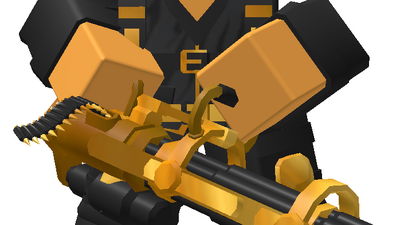 Golden Minigunner, Tower Defense Simulator Wiki