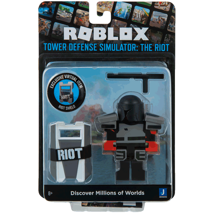 ROBLOX Tower Defense Simulator: THE RIOT Virtual Item Code NIB