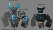 Possessed Armor on concept art.