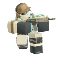 Beach skin on a render.