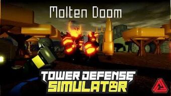 Molten Boss Tower Defense Simulator Wiki Fandom - roblox tds nuclear fallen king id
