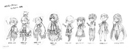 Cast height chart