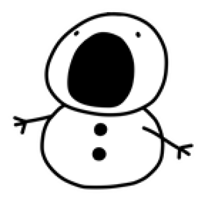 Free: Deluxe Snowman Face Clipart Snowman Face Roblox - Snow Man Face 