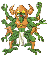 Druaga's artwork from the instruction booklet of The Blue Crystal Rod