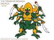 Promotional artwork of Druaga.