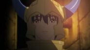 Jil with golden armor in the anime