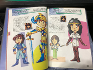 Gil and Ki in the manual for The Blue Crystal Rod.