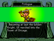 Gil with the golden armor in The Blue Crystal Rod.