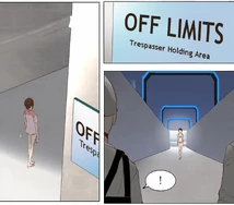 Hallway corridor to the prison