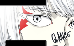 479 white blood eye paint