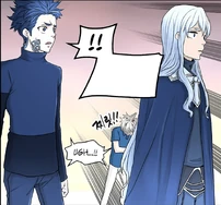 Maschenny frozen by the presence of young king