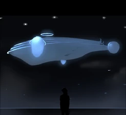 the floating stone are shining at night