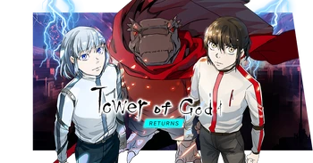 The Tower of God banner used in the Webtoon English version's home page
