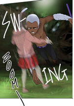 Miseng use Hologram skill