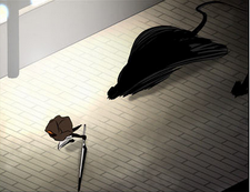 Traveller chased