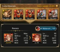 Material selection menu for 's PR. Cards will keep the amount of accumulated exp it had before evolving. However, as the  generally increases, the card may lose some levels.