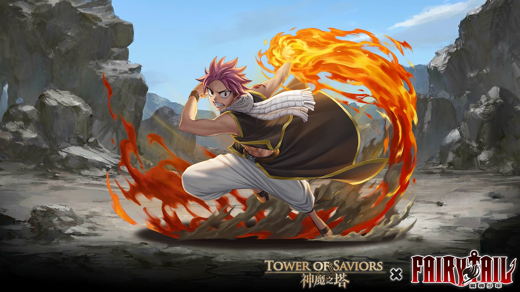 Salamander of Fire - Natsu | Tower of Saviors Wiki | Fandom