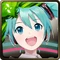 No. 10533 Teal-green Fantasy - Hatsune Miku