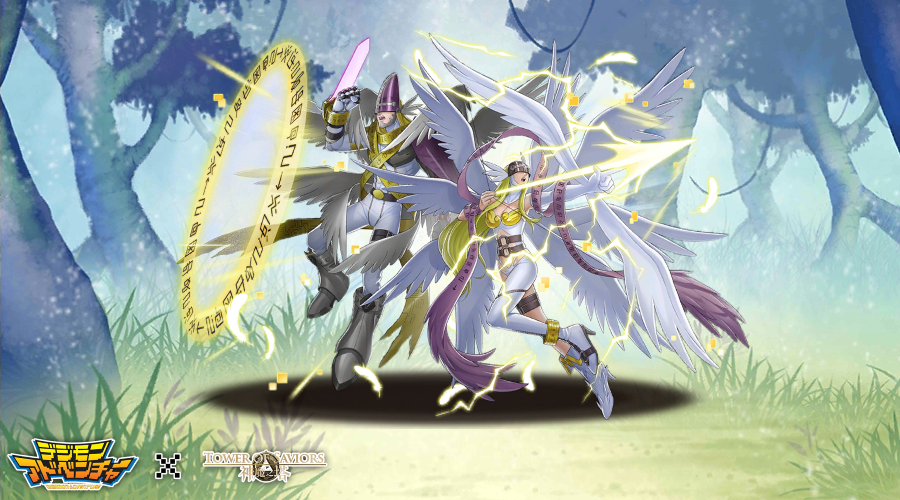 HD wallpaper: picture-in-picture, angewomon, Digimon | Wallpaper Flare