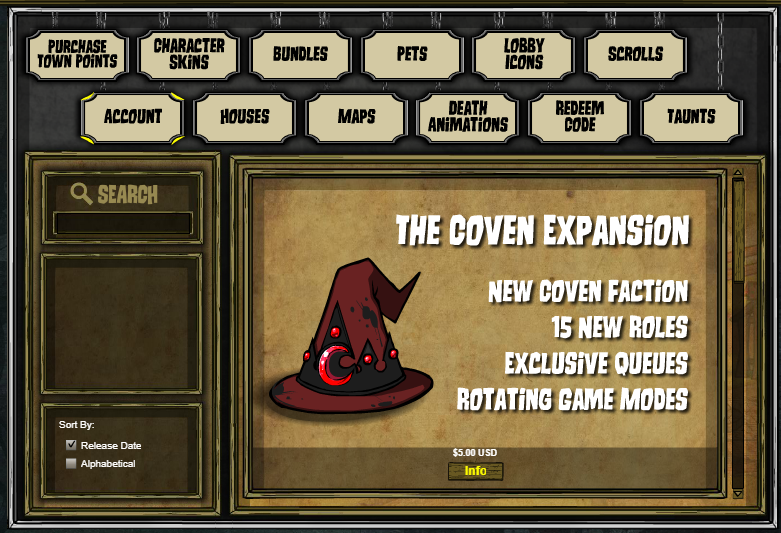 Poisoner Role, Coven DLC Game