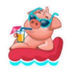 Relaxing Pig