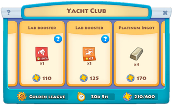 Booster in Yacht Club