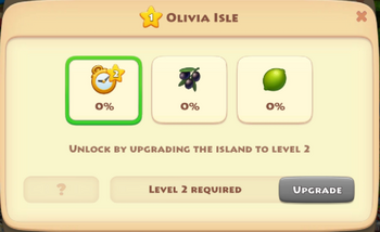 Island Upgrade Attributes