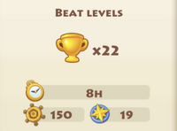 Beat levels 150