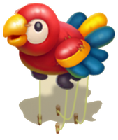 Inflatable Parrot