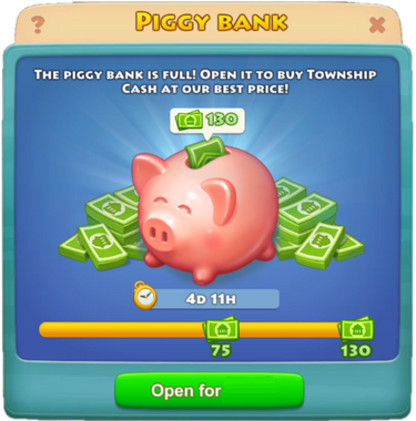 Collect Points to Open The Piggy Bank