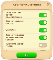 Additional Settings