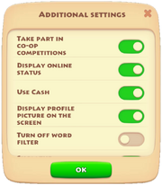 Additional Settings