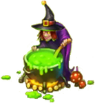 Witch with a Potion