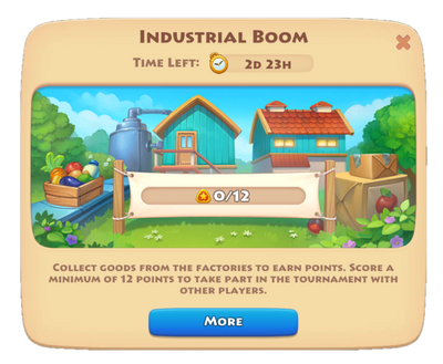 Industrial Boom Personal Goal